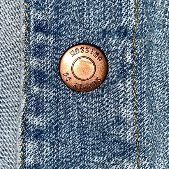Mossimo Supply Co Small Light Blue Jean Jacket - Picture 4 of 8